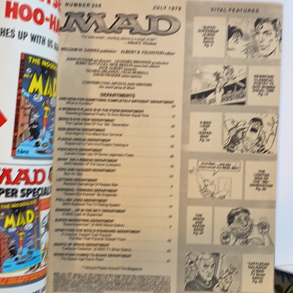 1979 July MAD Magazine No. 208 superman-Battlestar - Picture 6 of 7